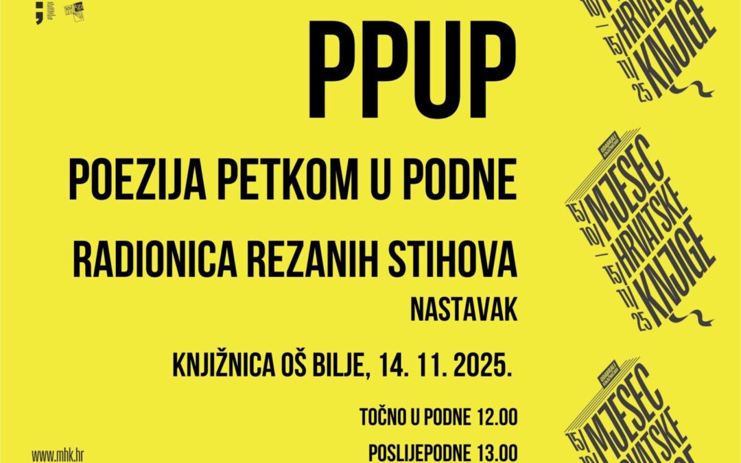 PPUP Poezija Petkom u Podne