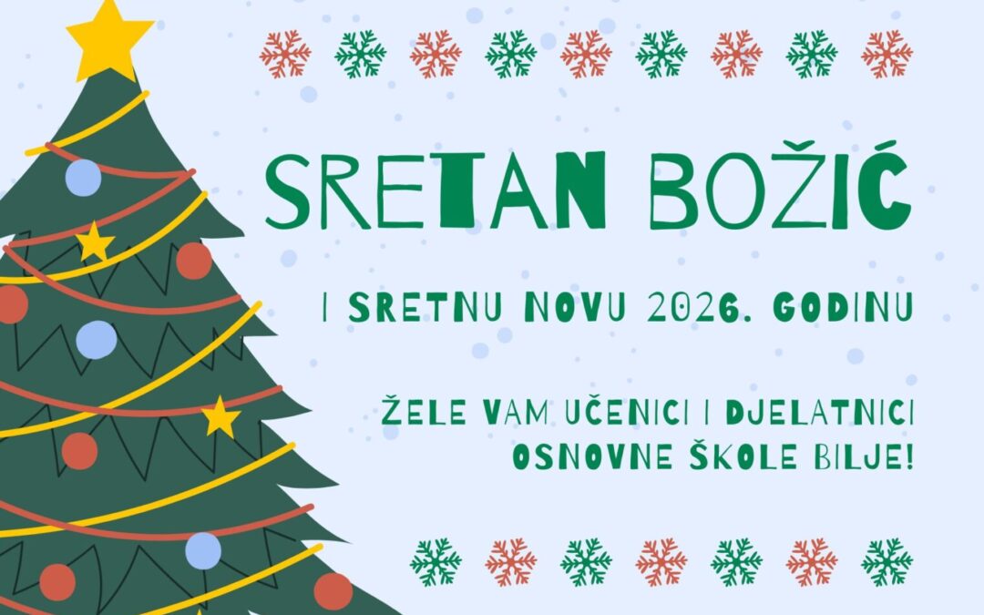 Sretan Božić i nova 2026. godina!