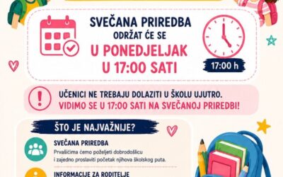 Svečana priredba i doček prvašića